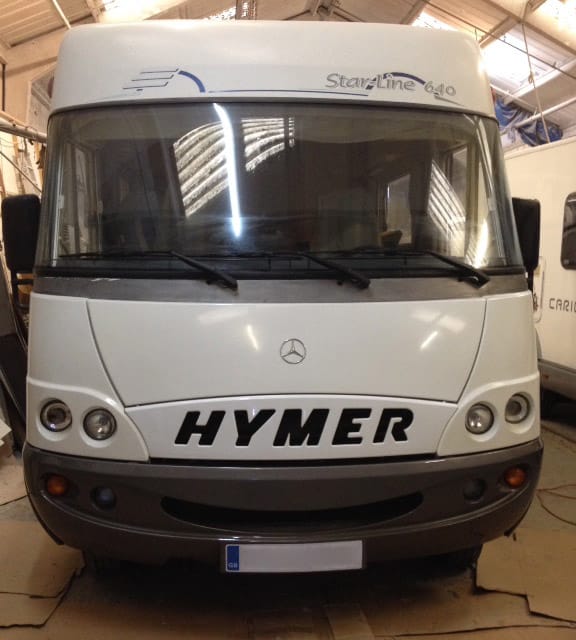 Supply and fit Hymer front bumper Motorhome Bumpers