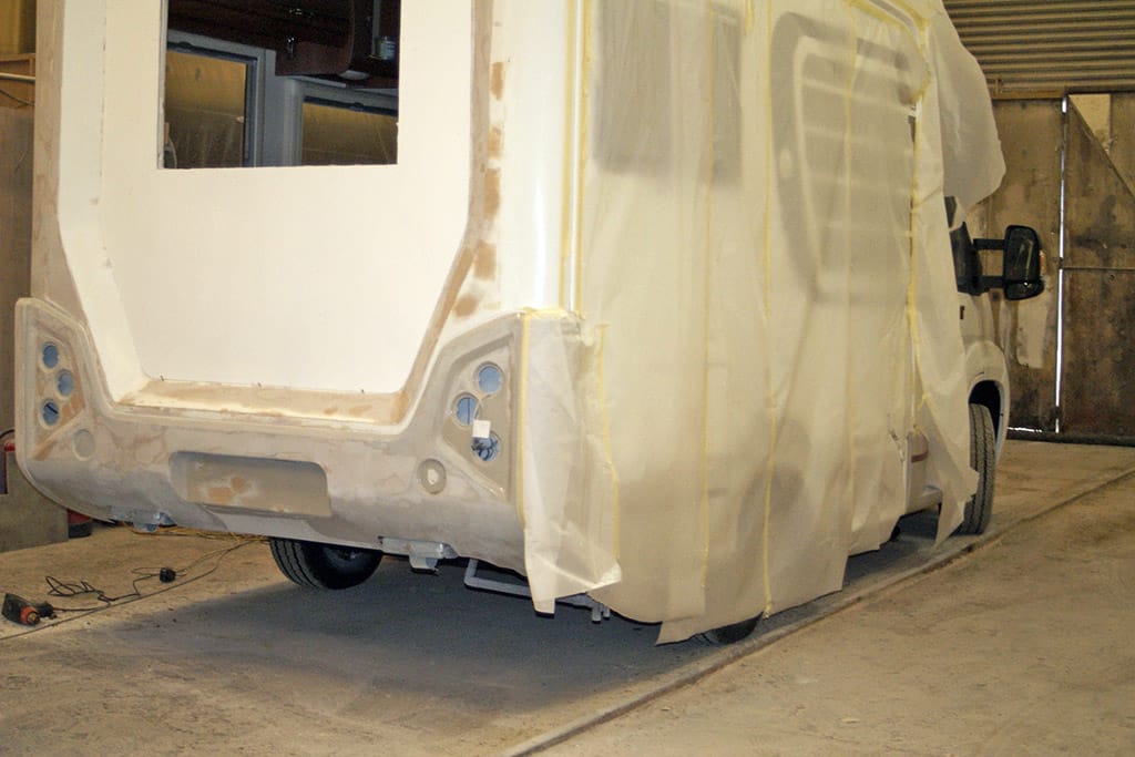 2013 Autosleeper Nuevo II New GRP Panel inserted and grafted on